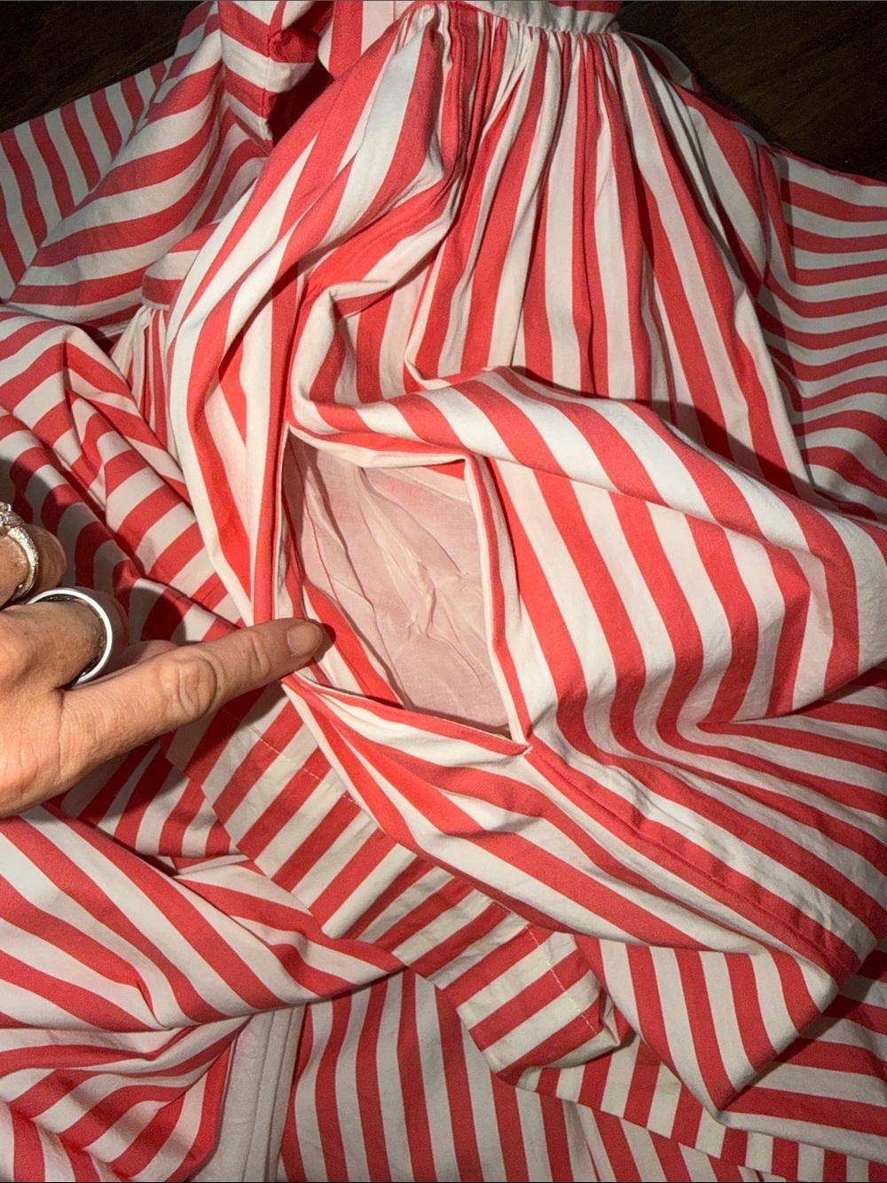 Kate Spade Julia Stripe Swing Dress - Picture 6 of 7